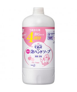 KAO Biore 除菌消毒洗手泡泡(水果味) 補充裝 800ml 增量裝